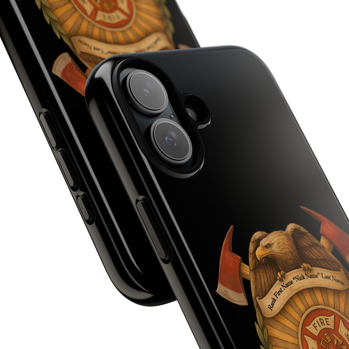 Firefighter Badge Phone Case — Tough Cases Customizable Emblem Design