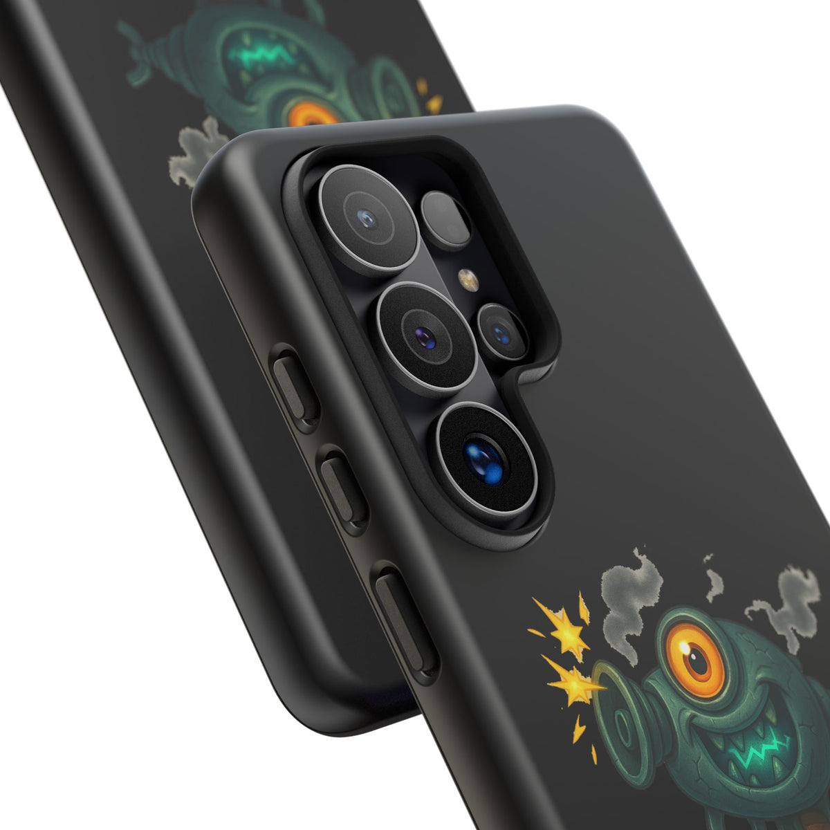 Phone Case — Cute Zombie Blaster Design with "I See You... And Now You're Toast"