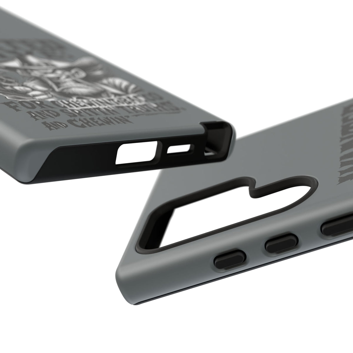 Phone Case — "Wanted Alive!" Cowboy Chewin' Tobacco Graphic