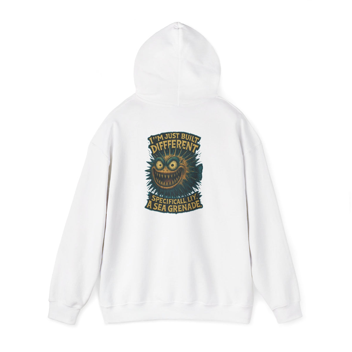 Sea Grenade Hoodie — 'I'm Different (Specifically A Sea Grenade)' Graphic Hoodie