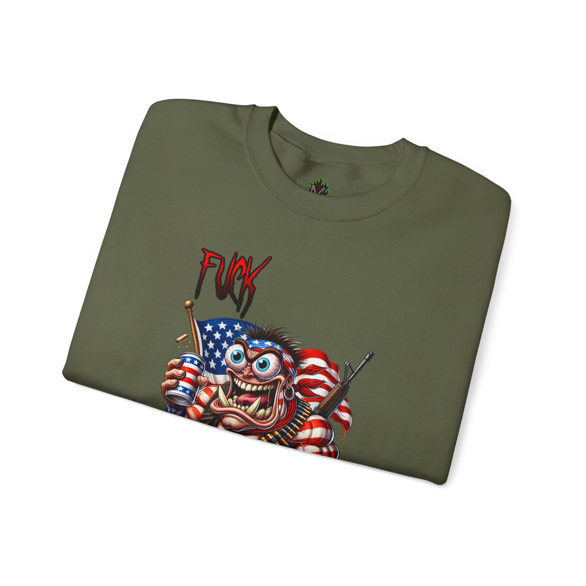 Freedom Maniac “F*** Yea” Crewneck Sweatshirt