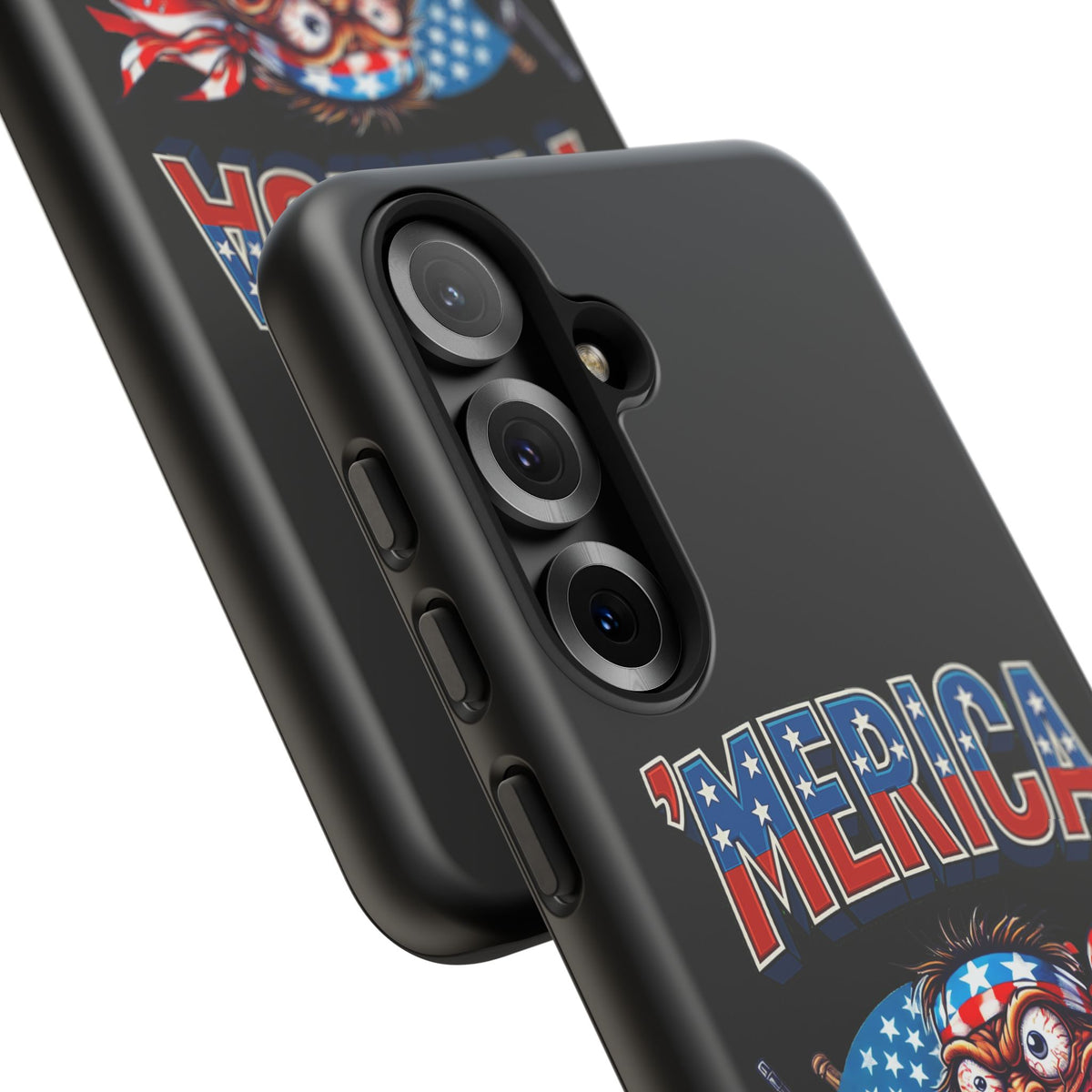 'MERICA Patriotic Phone Case — American Flag Madman Design