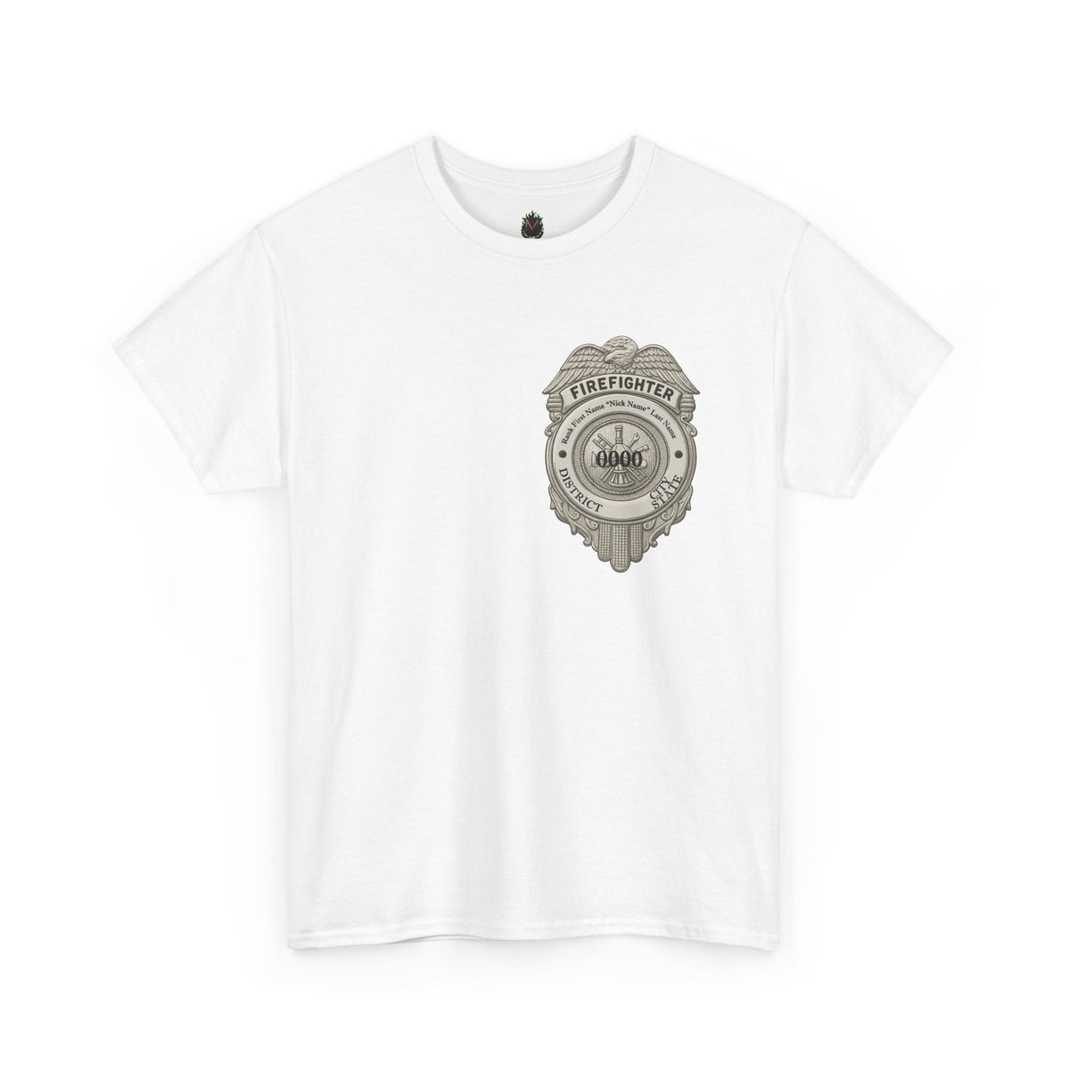 Not All Heroes Stand Tall – Firefighter Tribute Tee