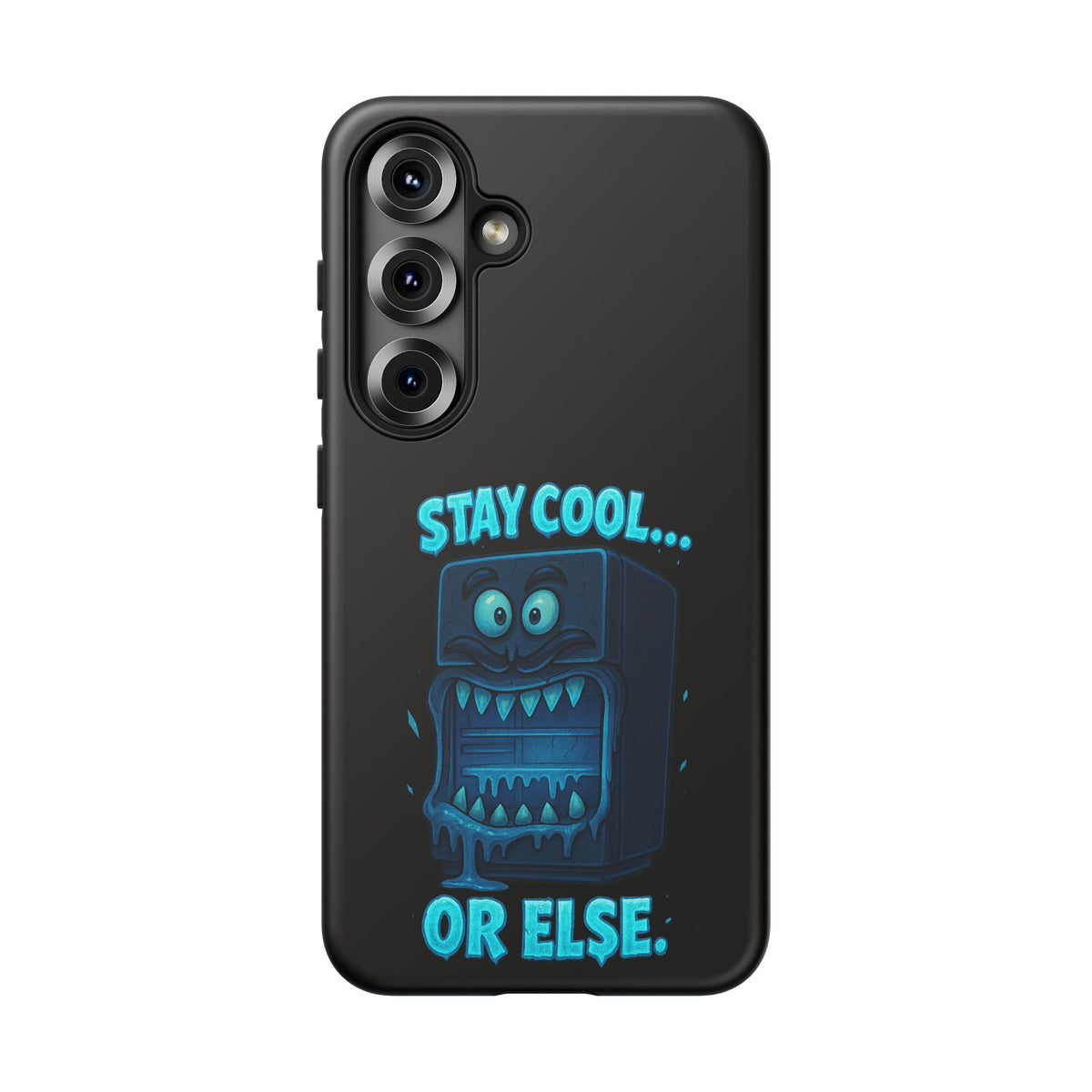 Stay Cool... Or Else. Phone Case — Neon Monster Protective iPhone Cover