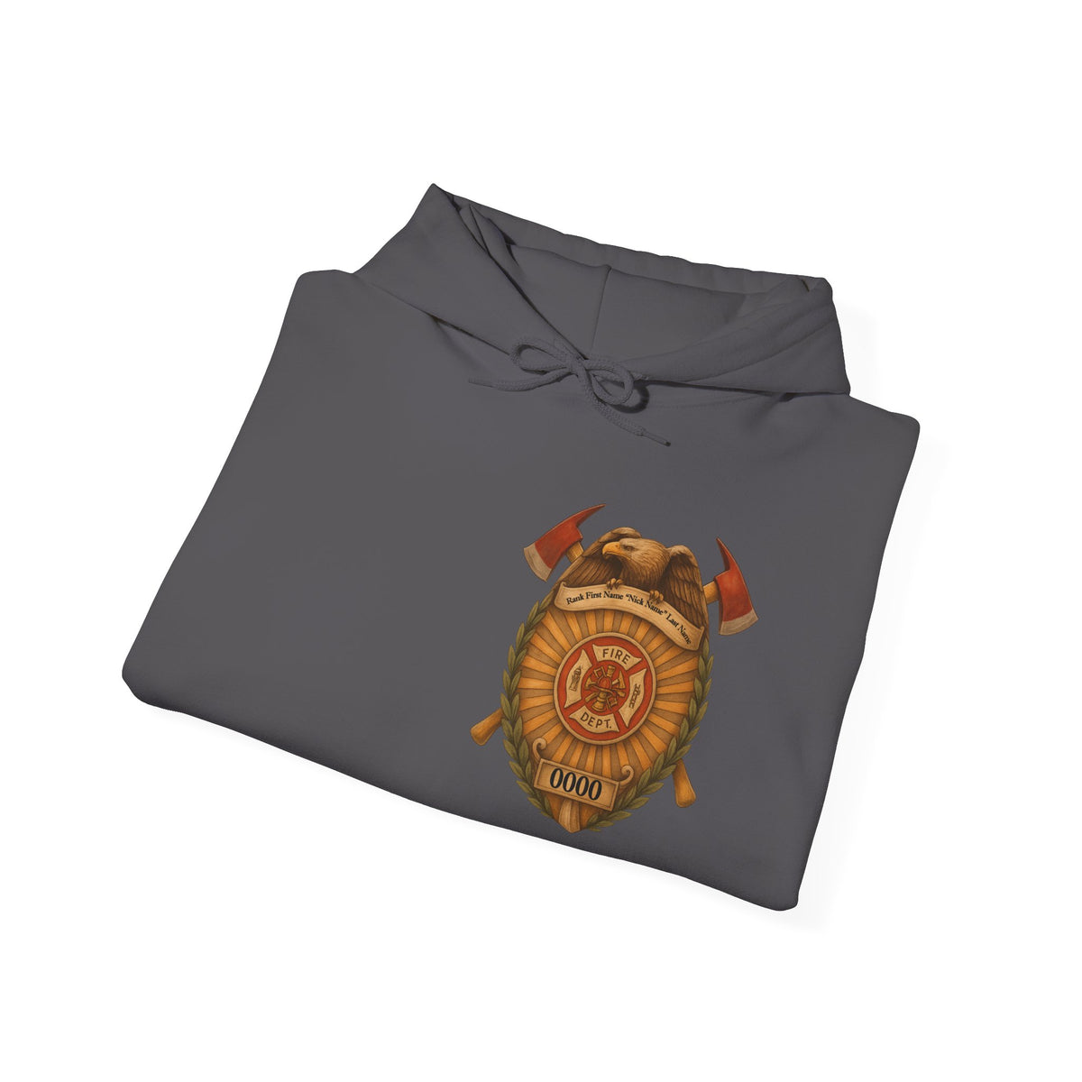 Heat of Danger Firefighter Hoodie
