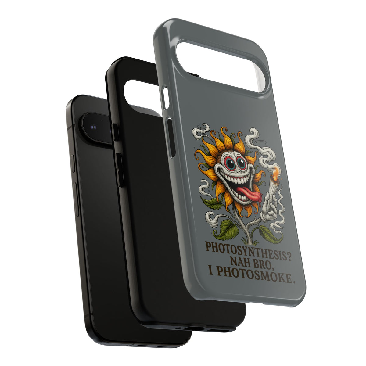 Photosmoke Sunflower Phone Case — Funny Stoner Botanical iPhone Cover