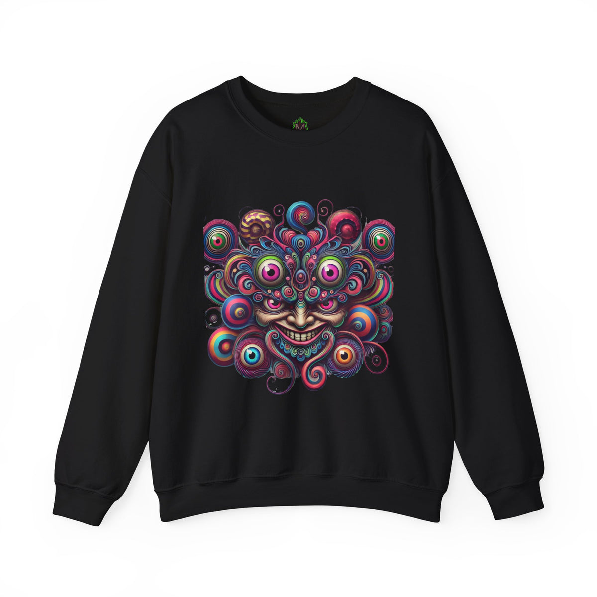 Psychedelic Eye Swarm Crewneck Sweatshirt