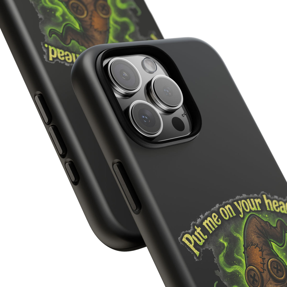 Phone Case — 'Put Me On Your Head, I Double Dare You' Witch Hat Horror Design