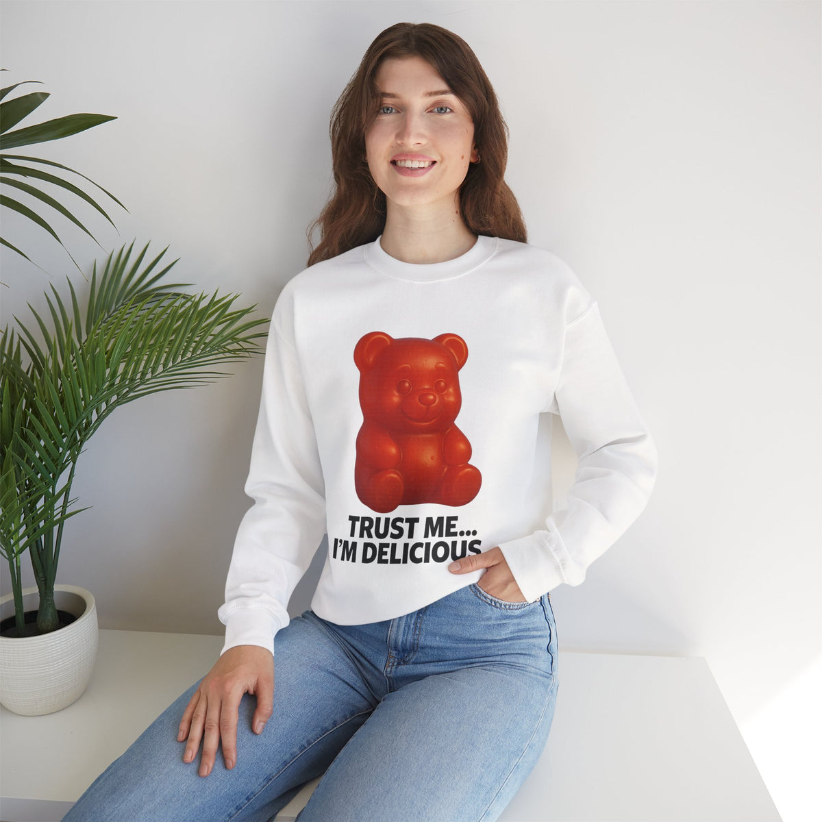 Trust Me I'm Delicious Gummy Bear Crewneck