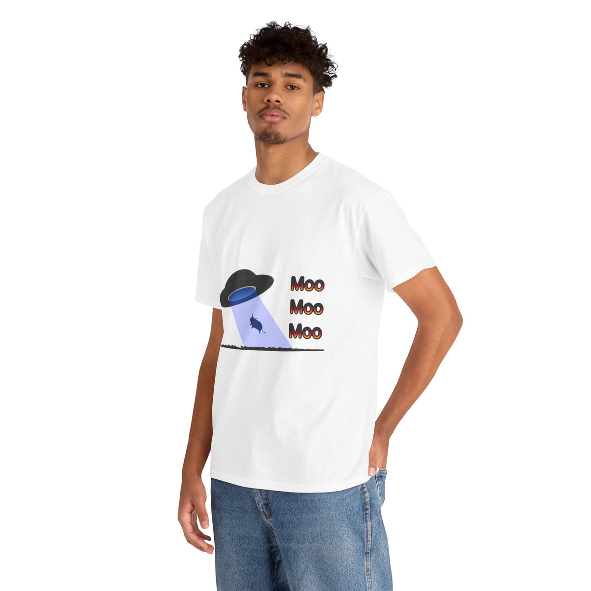 "Moo Moo Moo" Alien Abduction T-Shirt