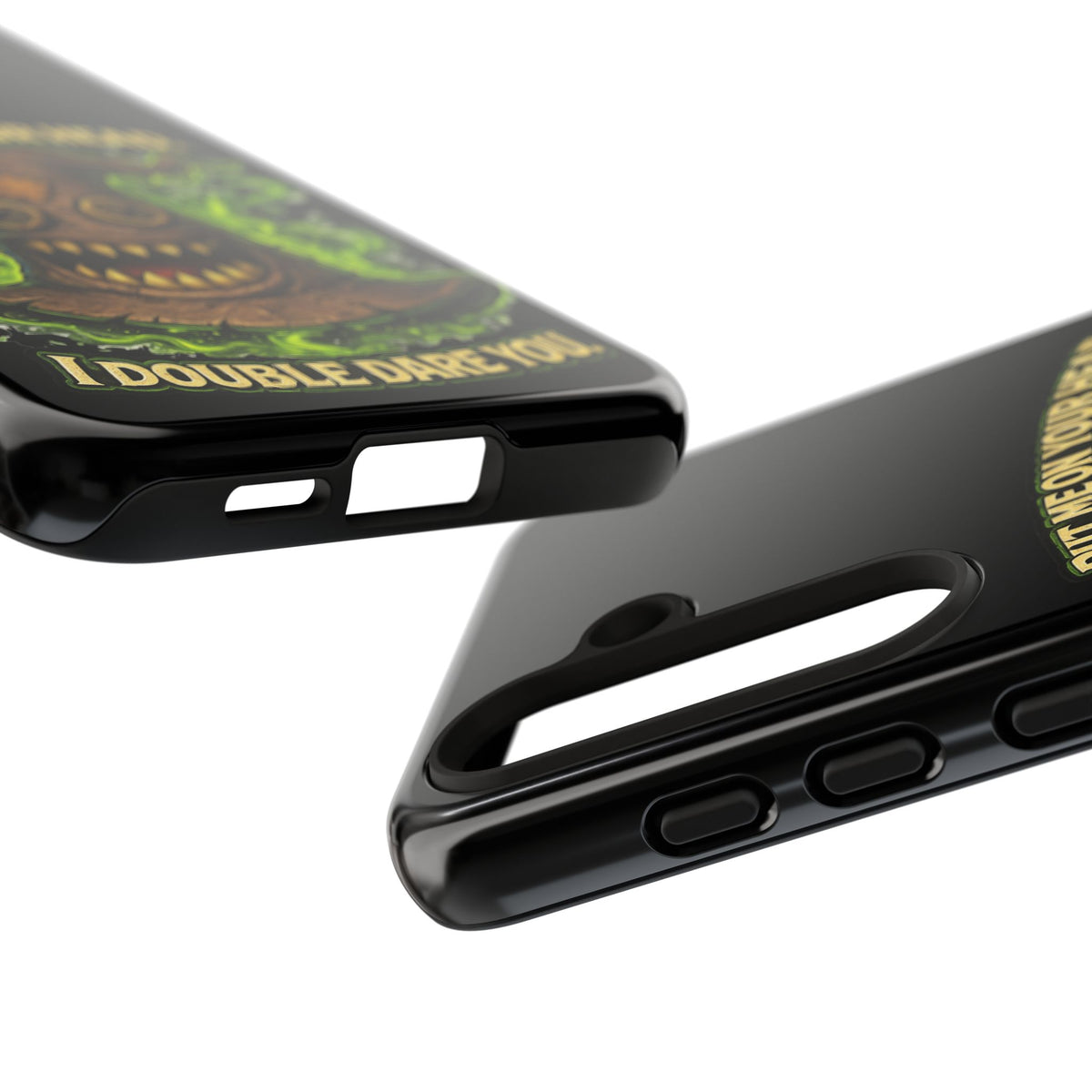 Phone Case — “Put Me On Your Head, I Double Dare You” Scary Witch Hat Design