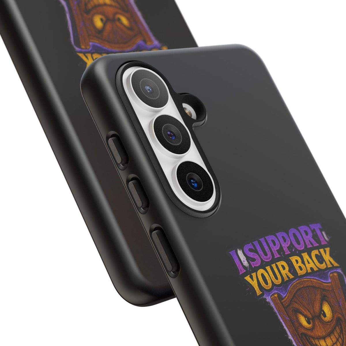 Phone Case — "I Support Your Back and Break Your Will" Funny Creepy Chair Design