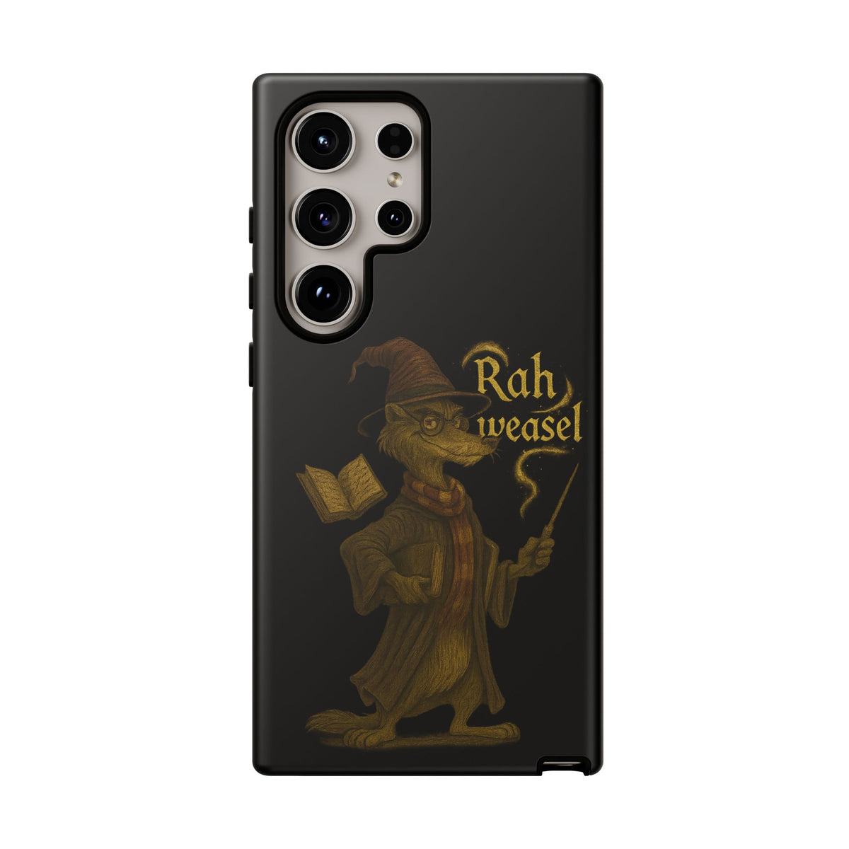 Rah Weasel Wizard Phone Case — Cute Fantasy Magical Creature iPhone Cover