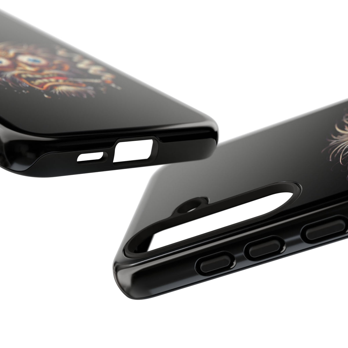 Phone Case — Wild Cartoon Monster Smoking Design