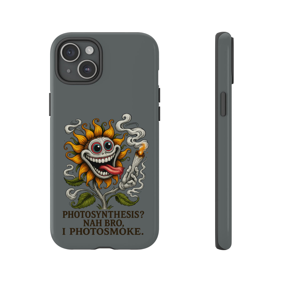 Photosmoke Sunflower Phone Case — Funny Stoner Botanical iPhone Cover