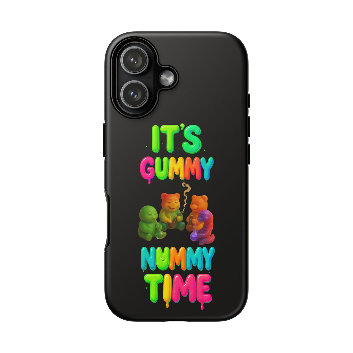 It's Gummy Nummy Time Phone Case — Colorful Gummy Bears Protective Case