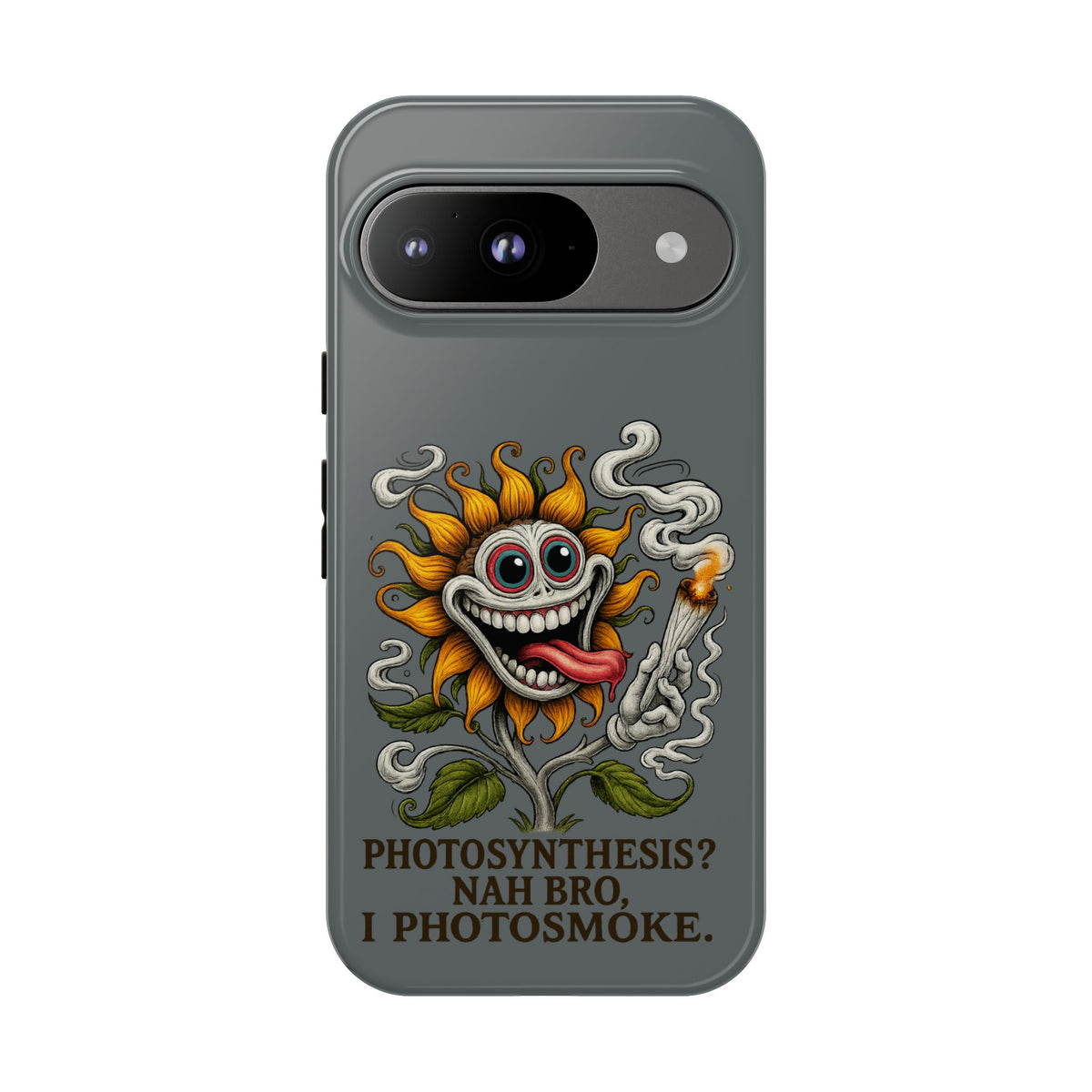 Photosmoke Sunflower Phone Case — Funny Stoner Botanical iPhone Cover