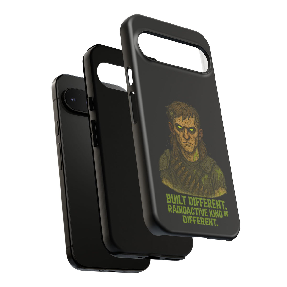 Phone Case — "Built Different, Radioactive Kind of Different" Mutant Design