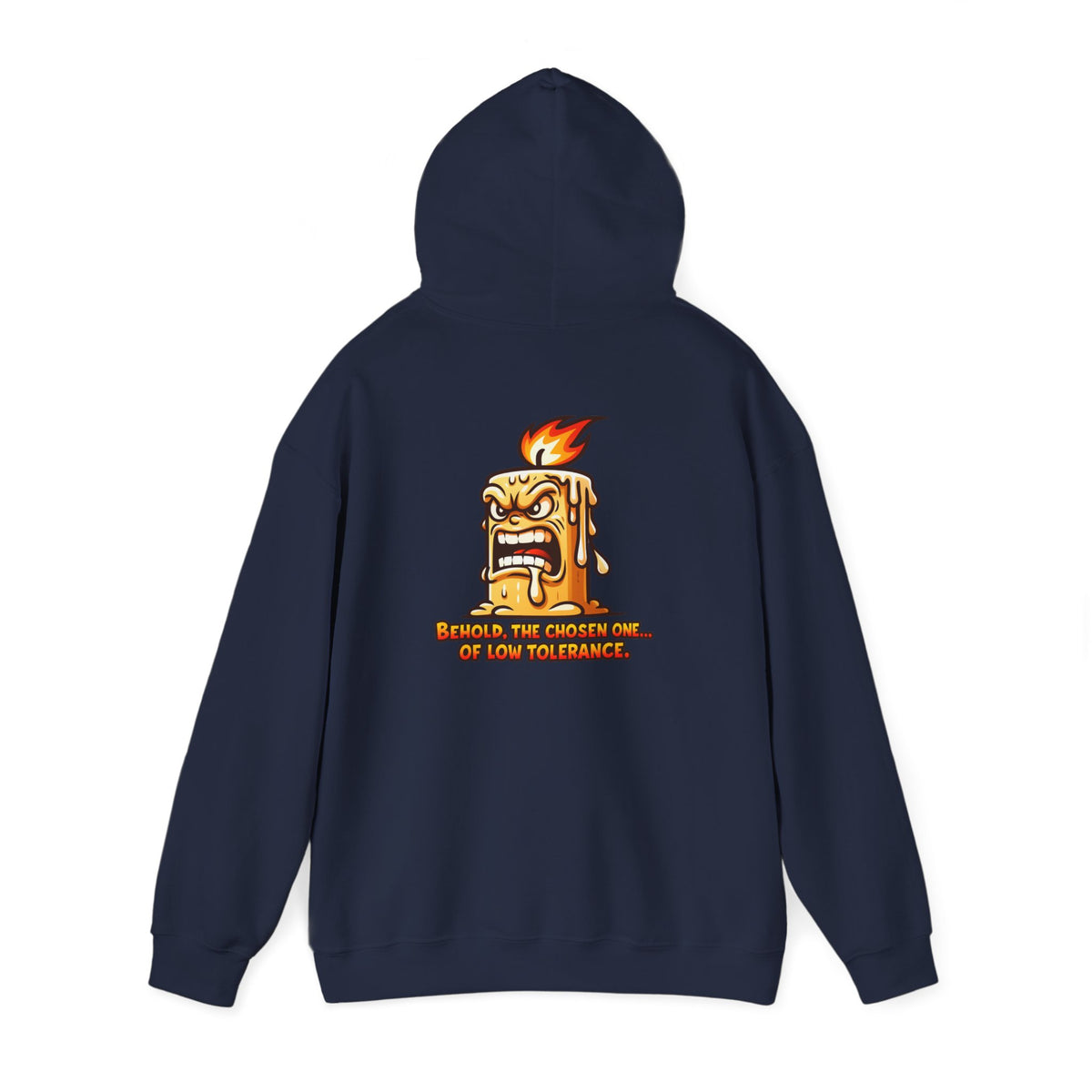 Hoodie — Spicy Candle Melt Comic Design (“Because I’m Candles and... My Tolerance”)