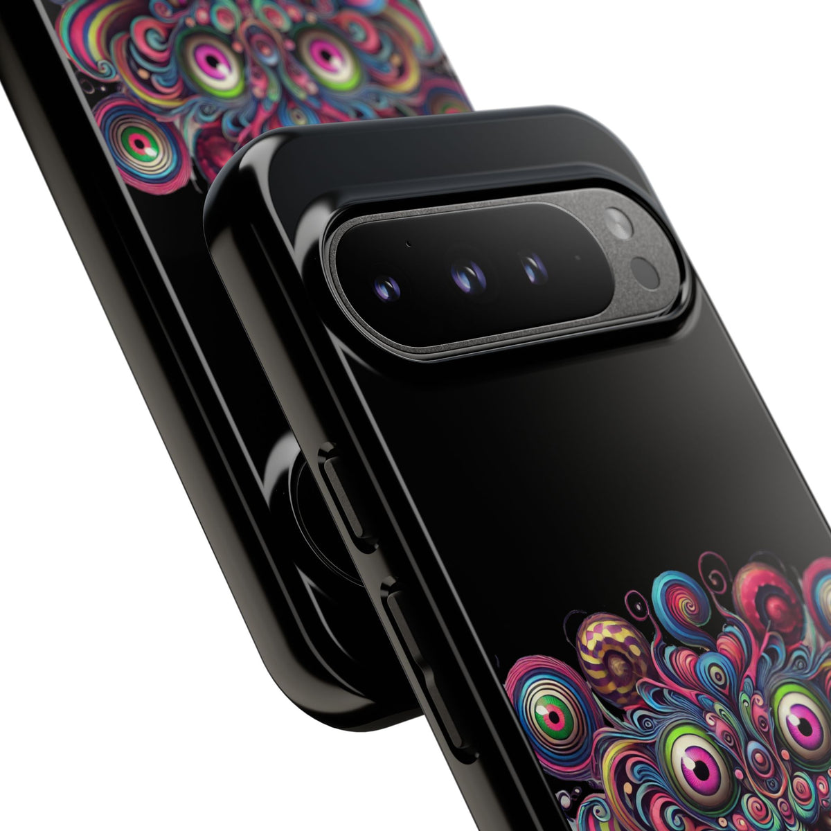 Psychedelic Smiling Eye Cluster Phone Case