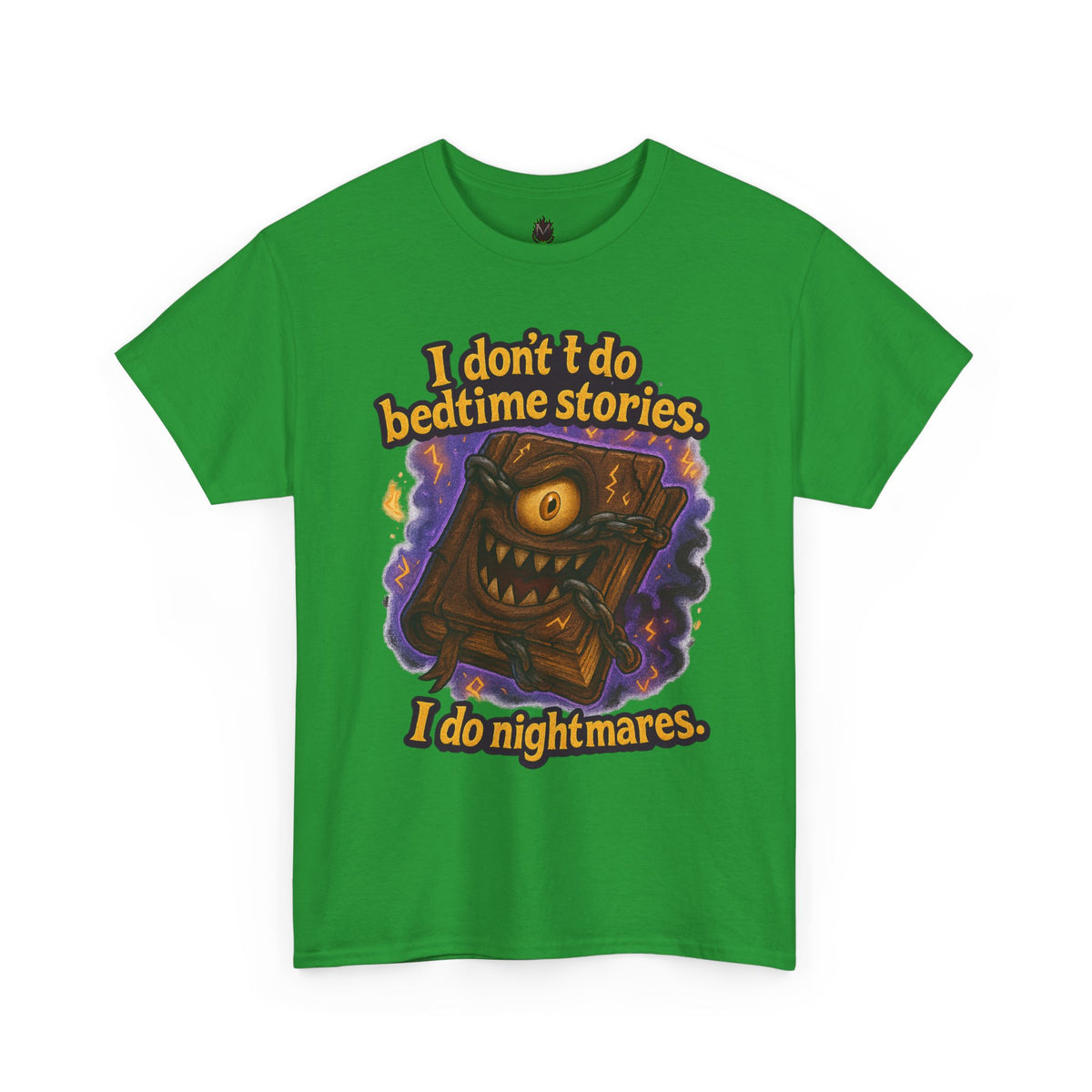 Horror Storybook Tee — "I don't do bedtime stories. I do nightmares."