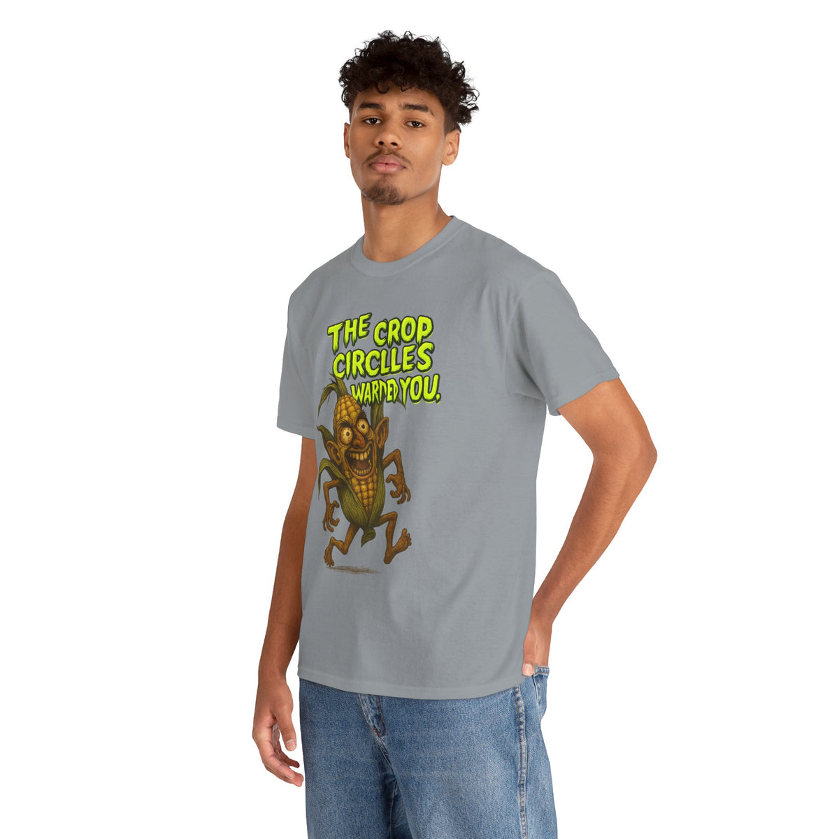The Crop Circles Warned You – Alien Corn Monster T-Shirt