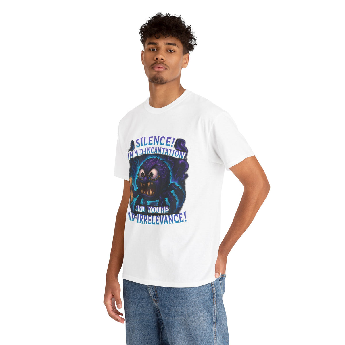 Silence! I’m Mid-Incantation T-Shirt | Funny Witchy Monster Tee