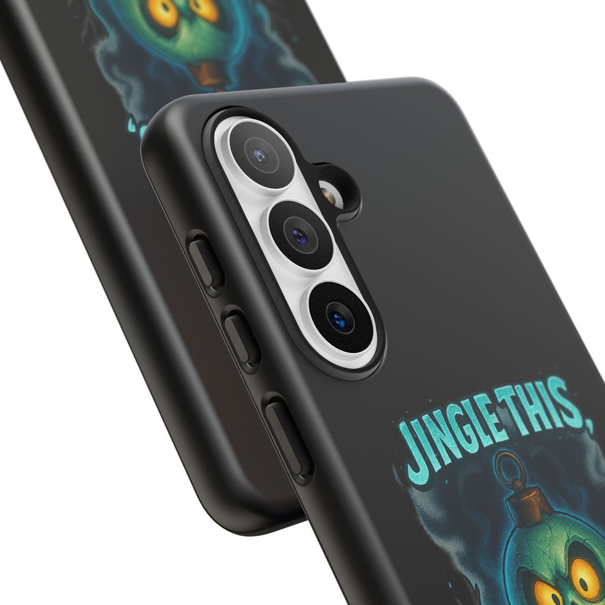 Phone Case - 'Jingle This, Santa' Spooky Holiday Protective Case