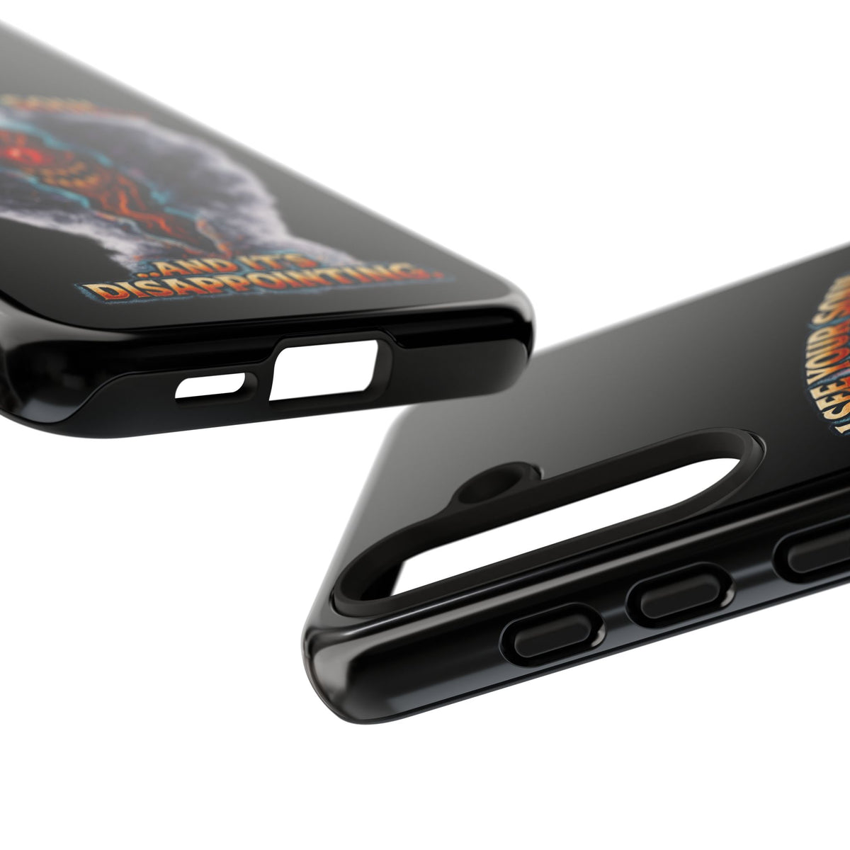Phone Case — "I See Your Soul and It’s Disappointing" Dark Horror Graphic