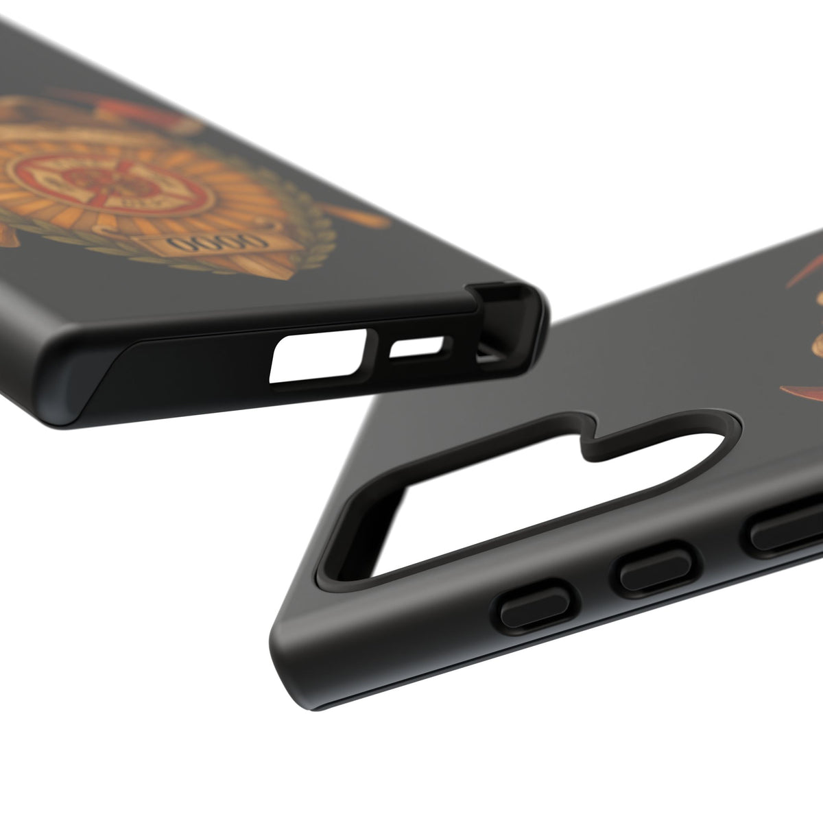 Firefighter Badge Phone Case — Tough Cases Customizable Emblem Design