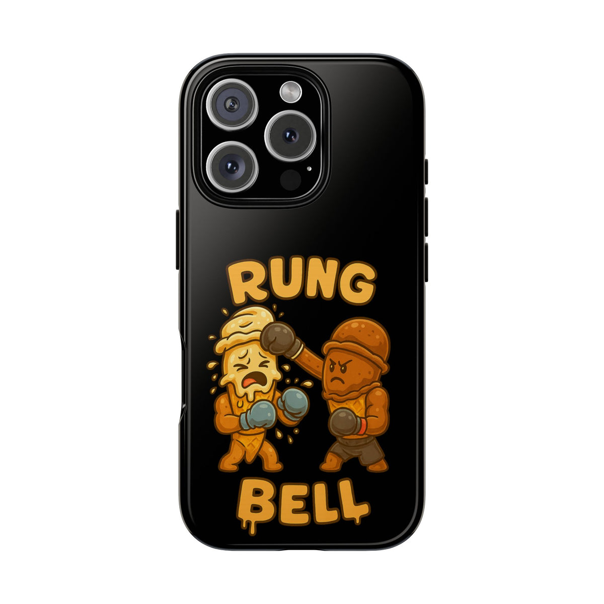 Phone Case — "Rung Bell" Boxing Cartoon Protective Cover