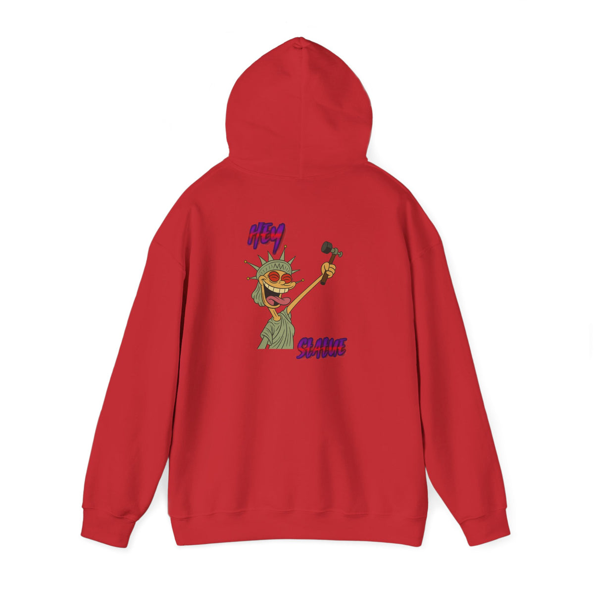 Statue of Liberty Cartoon Hoodie – 'Party Statue' Funny NYC Pride Sweatshirt