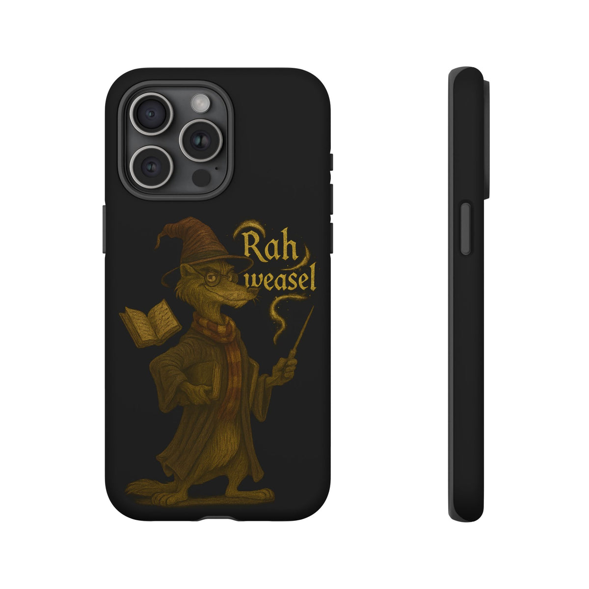 Rah Weasel Wizard Phone Case — Cute Fantasy Magical Creature iPhone Cover
