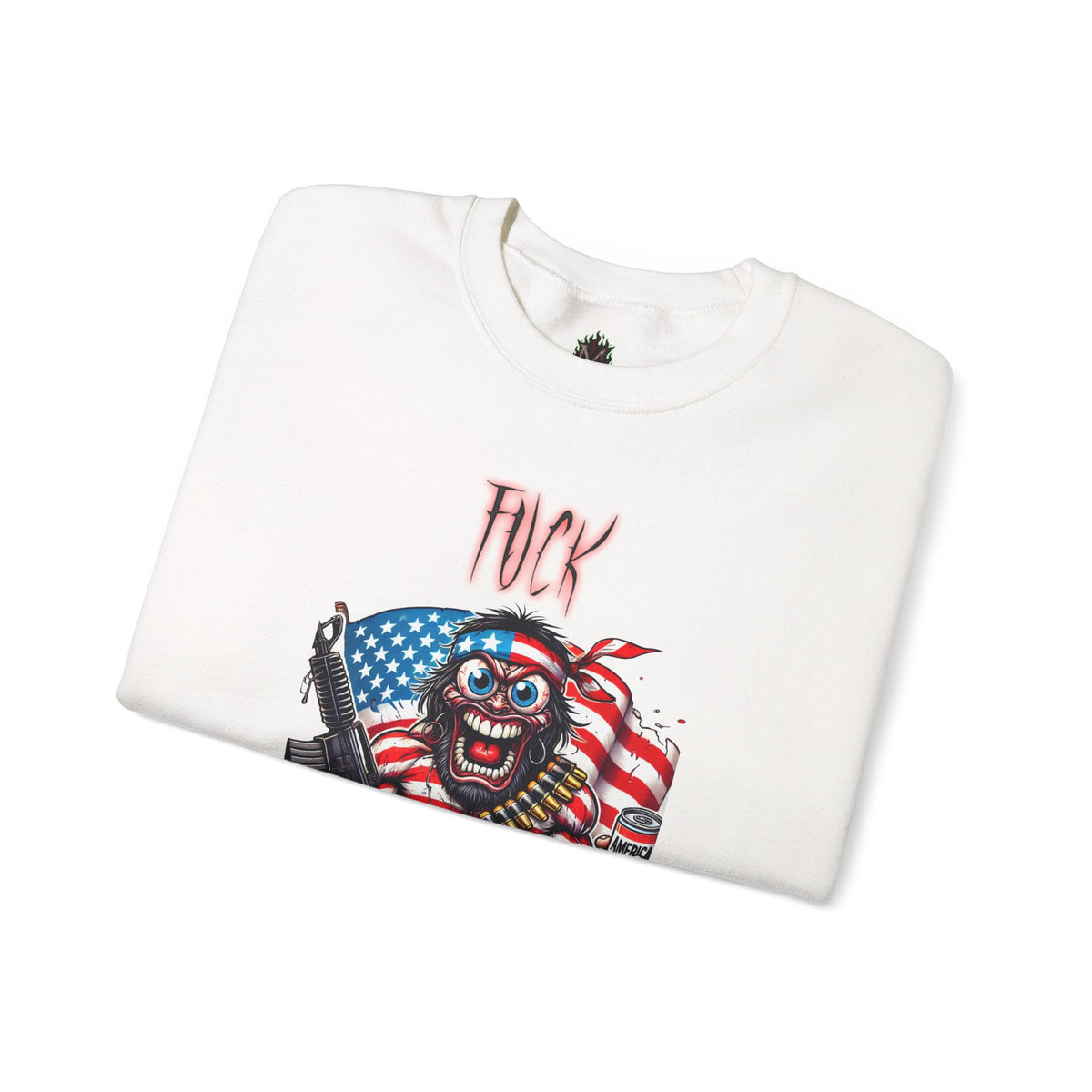 Patriotic Savage "F*** Yea" Crewneck