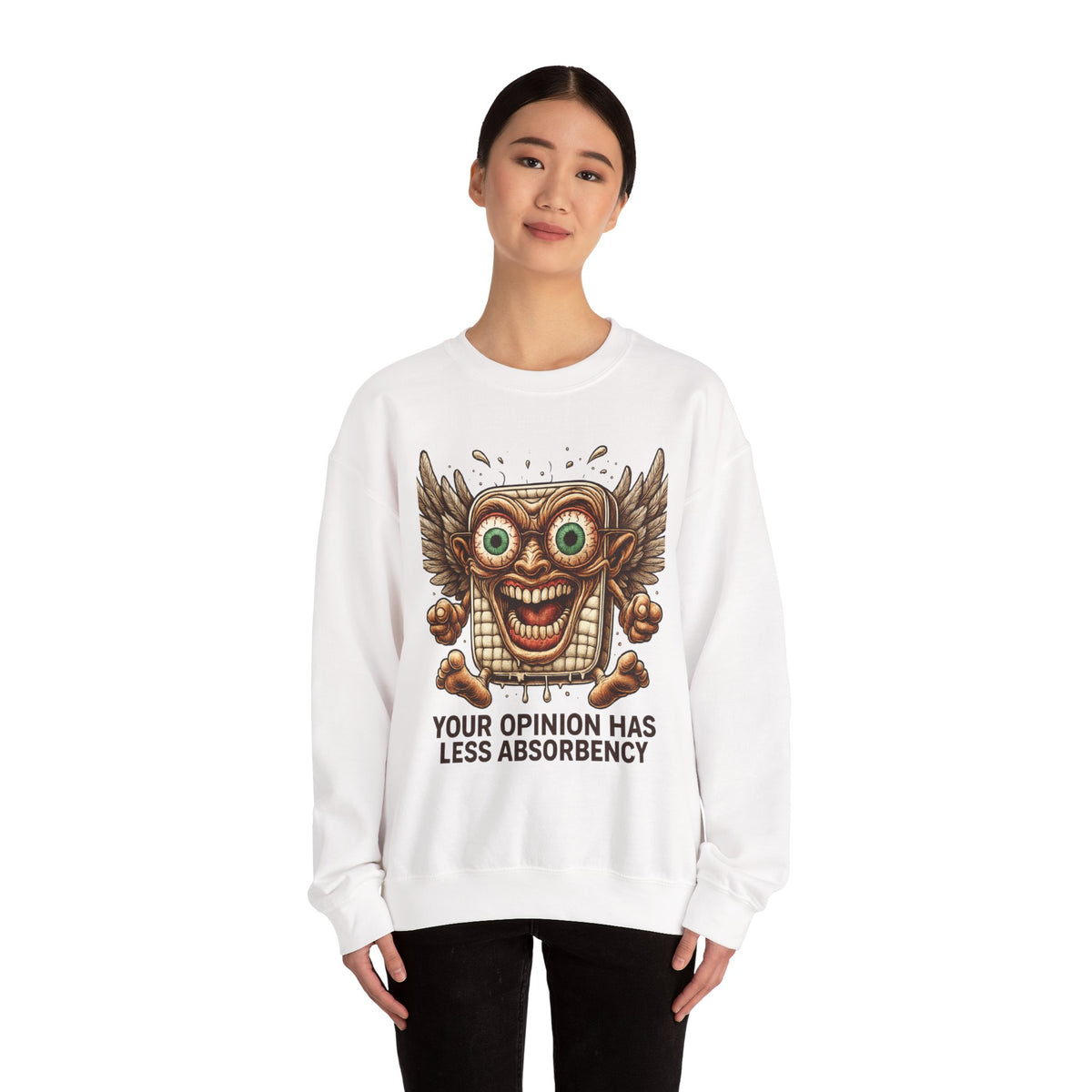 Your Opinion Has Less Absorbency – Flying Maxipad Sweatshirt