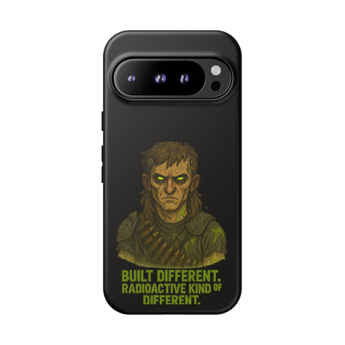 Phone Case — "Built Different, Radioactive Kind of Different" Mutant Design