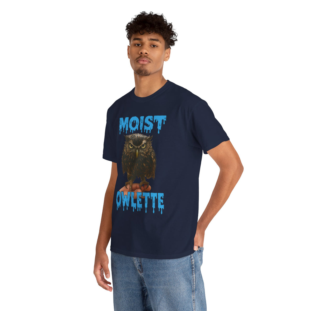 Moist Owlette T-Shirt | Cute Grumpy Owl Graphic