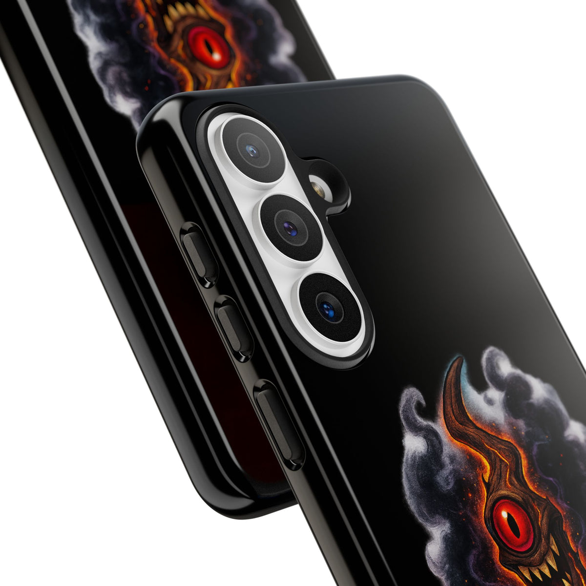 Phone Case — Fiery One‑Eye Demon with "I See Your Soul... And It's Disappointing"
