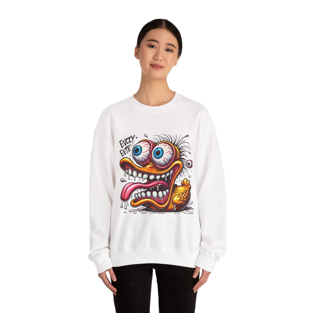 Eyeball Escape Duck Crewneck Sweatshirt