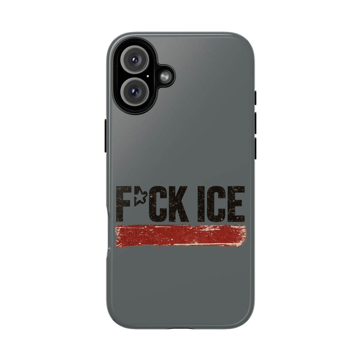 Phone Case - "F*CK ICE" Distressed Protest Design