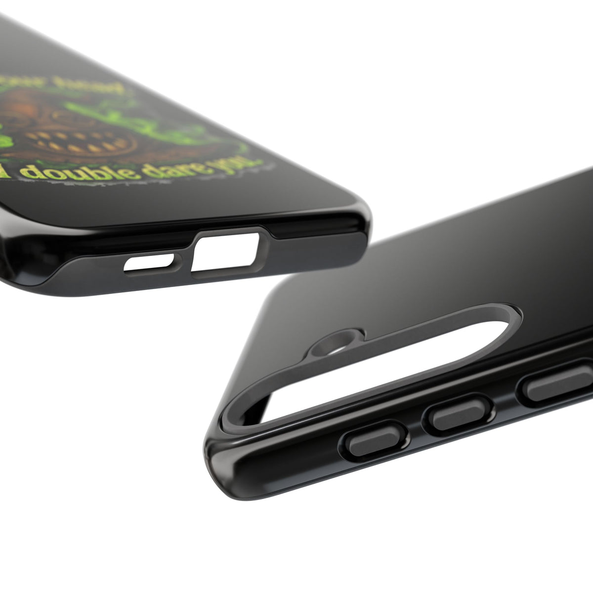 Phone Case — 'Put Me On Your Head, I Double Dare You' Witch Hat Horror Design