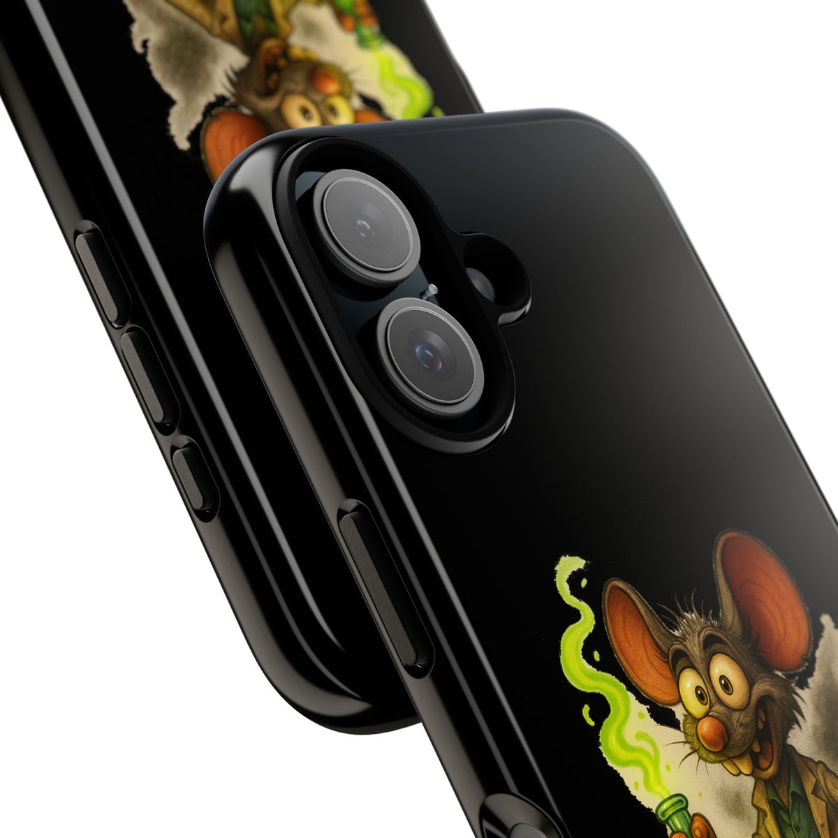 Phone Case — Funny Cartoon Rat "Oops That Wasn't Cheese" Protective Cover