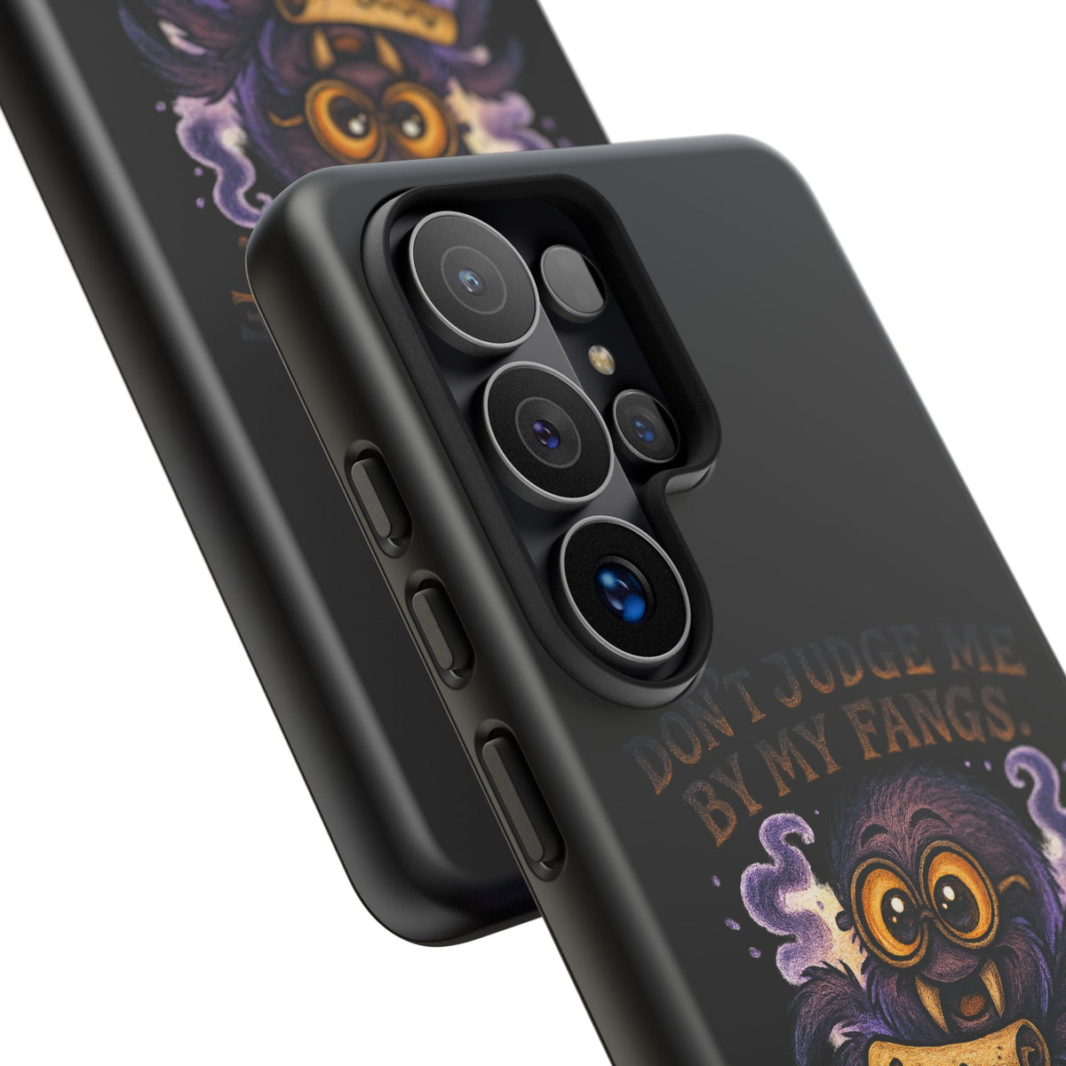 Phone Case — Fiery One-Eyed Demon with "I See Your Soul... And It's Disappointing"