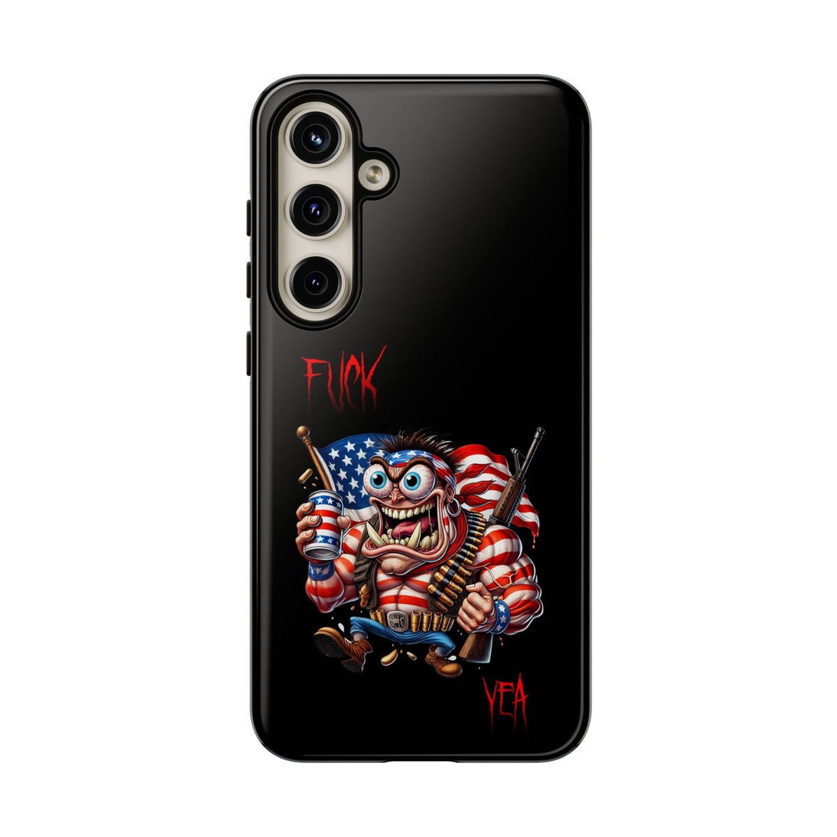 Patriotic Madman Phone Case — 'Funk Yea' USA Flag Tough Case