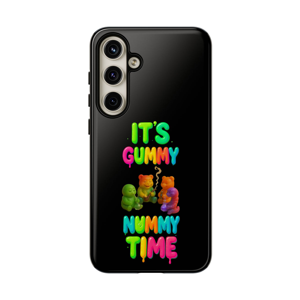 It's Gummy Nummy Time Phone Case — Colorful Gummy Bears Protective Case
