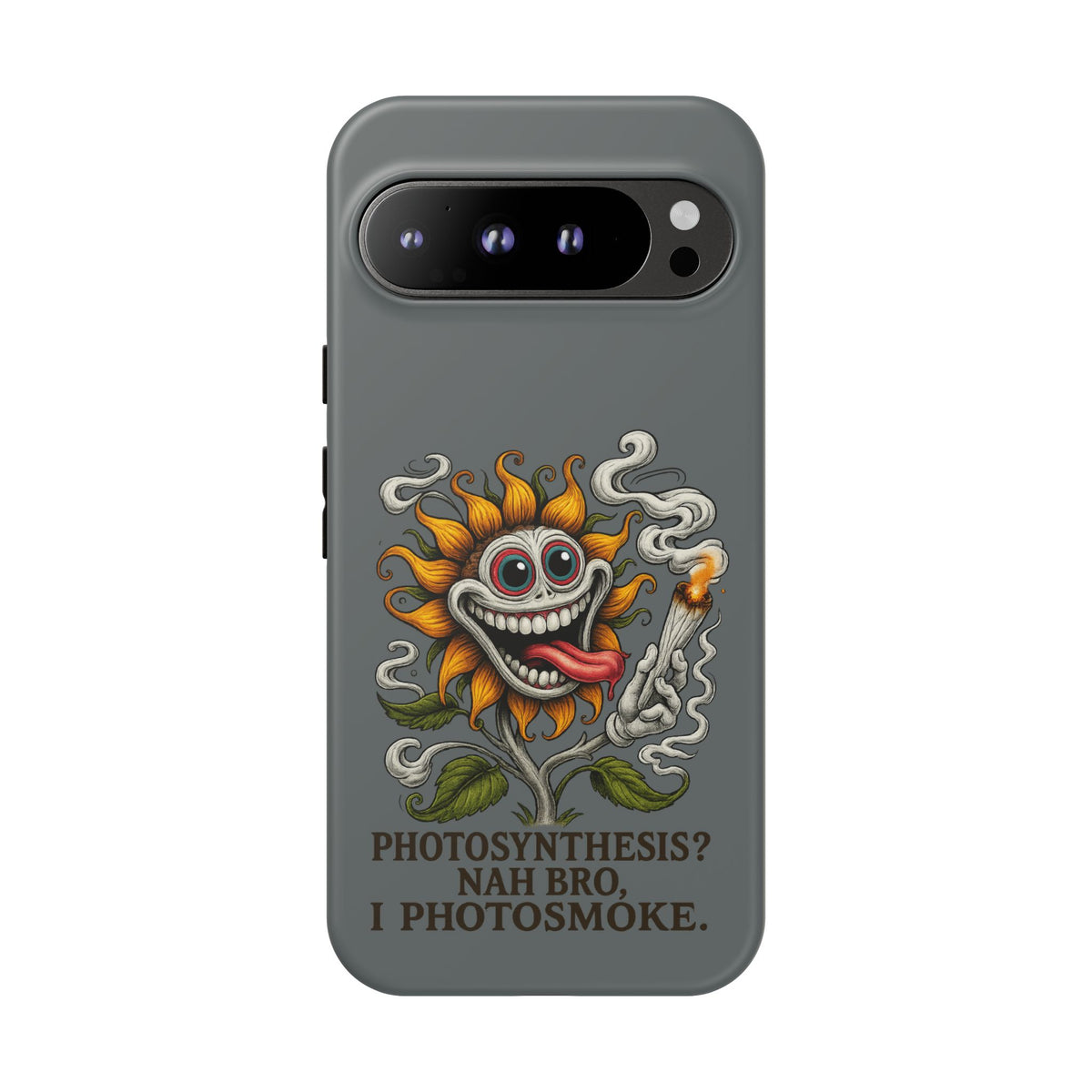 Photosmoke Sunflower Phone Case — Funny Stoner Botanical iPhone Cover