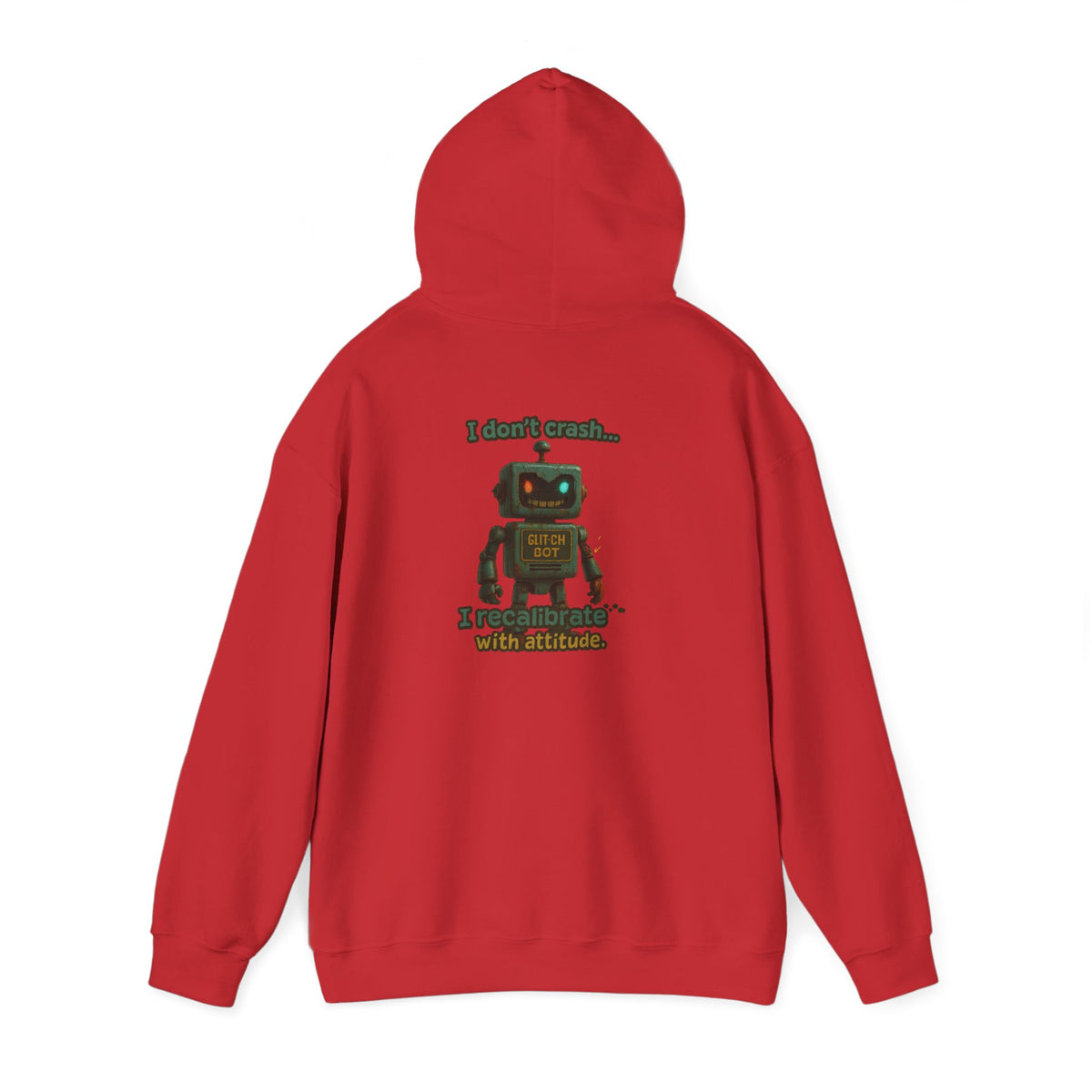 Retro Robot Hoodie — 'I Am Not A Toy' Vintage Toy Bot Sweatshirt