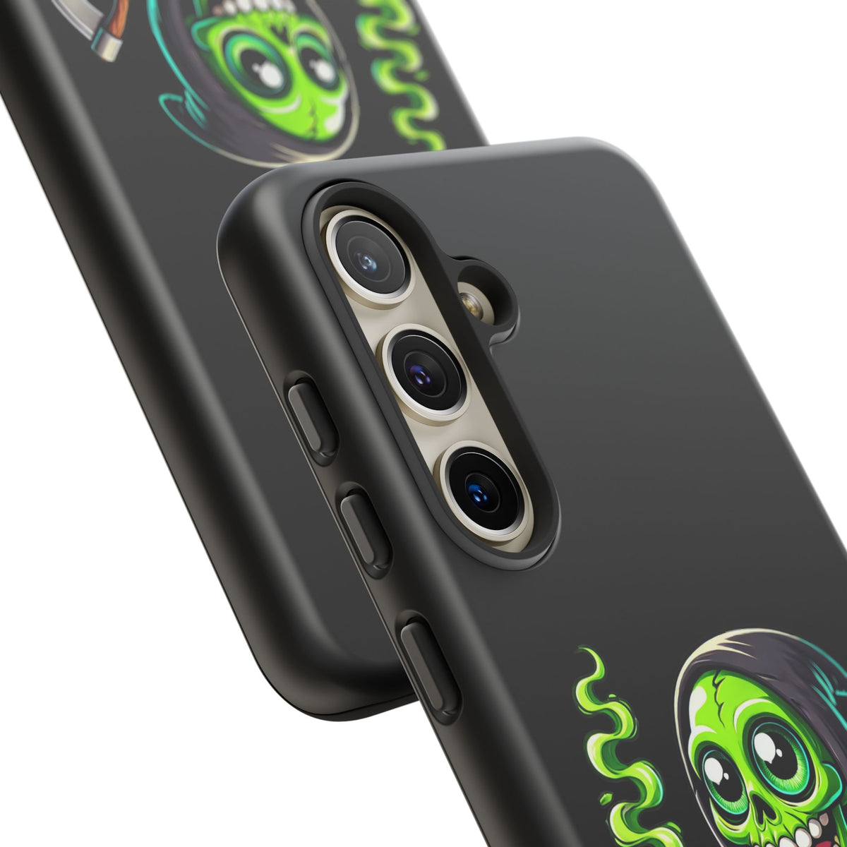 Grinning Green Reaper Phone Case