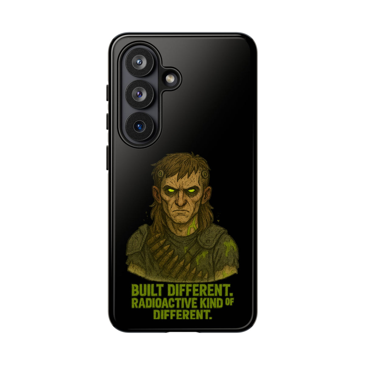 Phone Case — "Built Different, Radioactive Kind of Different" Mutant Design
