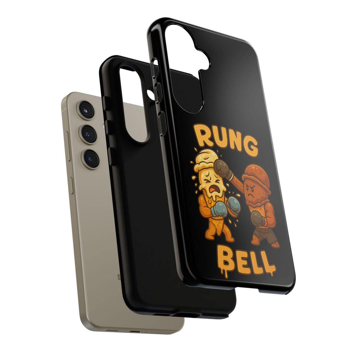 Phone Case — "Rung Bell" Boxing Cartoon Protective Cover